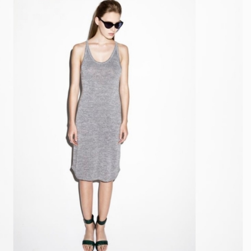 Aritzia WILFRED FREE Yasmin Dress Cut Out  Grey Small